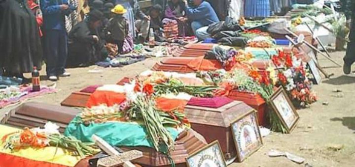 EE.UU. protege a Goni Sánchez de Lozada responsable de 60 muertos y 500  heridos en 2003